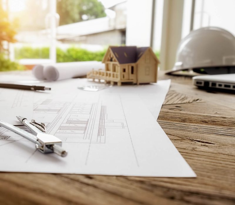 image-of-engineering-objects-on-workplace-top-view-construction-concept-engineering-tools-vintage-tone-retro-filter-effect-soft-focus-selective-focus